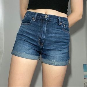 american eagle mom shorts